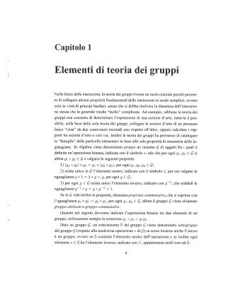 خرید و دانلود نسخه کامل کتاب Elementi di teoria dei gruppi