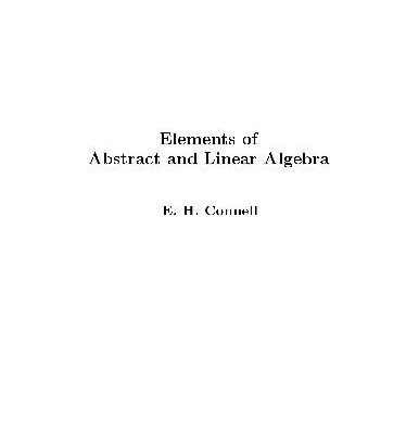 خرید و دانلود نسخه کامل کتاب Elements of Abstract and Linear Algebra