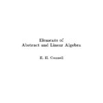 خرید و دانلود نسخه کامل کتاب Elements of Abstract and Linear Algebra