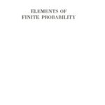 خرید و دانلود نسخه کامل کتاب Elements of Finite Probability