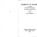 خرید و دانلود نسخه کامل کتاب Elements of Maltese