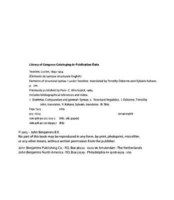 خرید و دانلود نسخه کامل کتاب Elements of structural syntax
