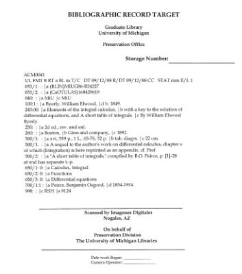 خرید و دانلود نسخه کامل کتاب Elements of the integral calculus