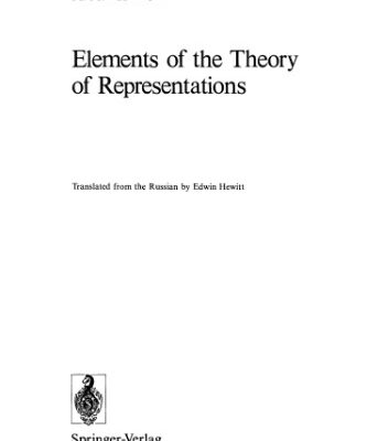 خرید و دانلود نسخه کامل کتاب Elements of the Theory of Representations