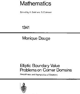 خرید و دانلود نسخه کامل کتاب Elliptic Boundary Value Problems on Corner Domain