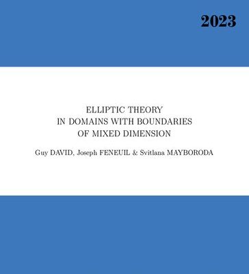 خرید و دانلود نسخه کامل کتاب Elliptic theory in domains with boundaries of mixed dimension
