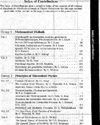 خرید و دانلود نسخه کامل کتاب Encyclopedia of physics, vol. 1. Mathematical methods I
