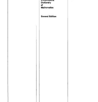 خرید و دانلود نسخه کامل کتاب Encyclopedic dictionary of mathematics 1 (A – N)
