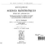 خرید و دانلود نسخه کامل کتاب Encyclopedie des sciences mathematiques. Geometrie algebrique plane