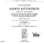 خرید و دانلود نسخه کامل کتاب Encyclopedie des sciences mathematiques. Geometrie descriptive et elementaire