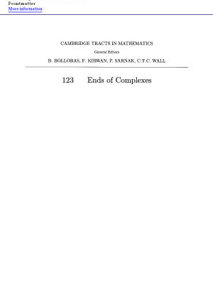 خرید و دانلود نسخه کامل کتاب Ends of complexes