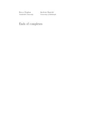 خرید و دانلود نسخه کامل کتاب Ends of Complexes