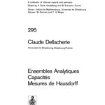 خرید و دانلود نسخه کامل کتاب Ensembles Analytiques Capacites Mesures de Hausdorff