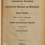 خرید و دانلود نسخه کامل کتاب Entwurf einer systematischen Darstellung der schlesischen Mundart im Mittelalter; mit einem Anhange enthaltend Probenaltschlesischer Sprache
