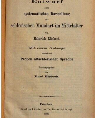 خرید و دانلود نسخه کامل کتاب Entwurf einer systematischen Darstellung der schlesischen Mundart im Mittelalter; mit einem Anhange enthaltend Probenaltschlesischer Sprache