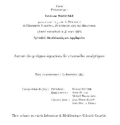 خرید و دانلود نسخه کامل کتاب Equations fonctionelles analytiques