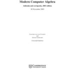 خرید و دانلود نسخه کامل کتاب Errata and addenda for Modern computer algebra