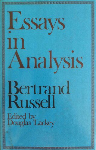 خرید و دانلود نسخه کامل کتاب Essays in Analysis_689900a70ffef.jpeg خرید و دانلود نسخه کامل کتاب Essays in Analysis