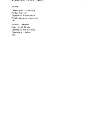 خرید و دانلود نسخه کامل کتاب Essays in dynamic general equilibrium theory: Festschrift for David Cass