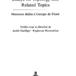 خرید و دانلود نسخه کامل کتاب Essays on topology and related topics: Memoires dedies a Georges de Rham