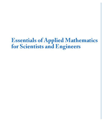 خرید و دانلود نسخه کامل کتاب Essentials of applied mathematics for scientists and engineers