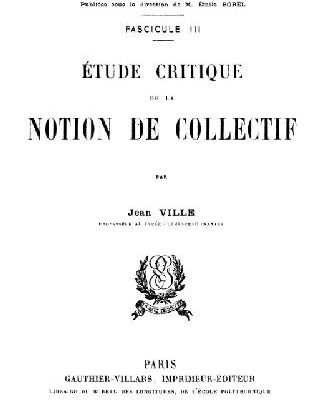 خرید و دانلود نسخه کامل کتاب Étude critique de la notion de collectif