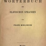 خرید و دانلود نسخه کامل کتاب Etymologisches Wörterbuch der slawischen Sprachen