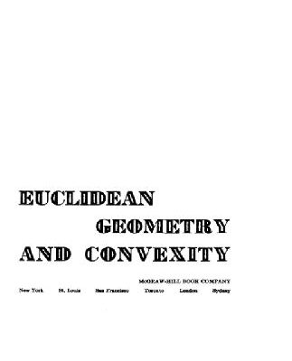 خرید و دانلود نسخه کامل کتاب Euclidean Geometry and Convexity