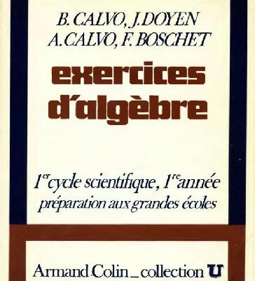 خرید و دانلود نسخه کامل کتاب Exercises d’algebre 1re annee