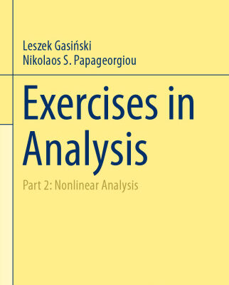 خرید و دانلود نسخه کامل کتاب Exercises in Analysis: Part 2: Nonlinear Analysis