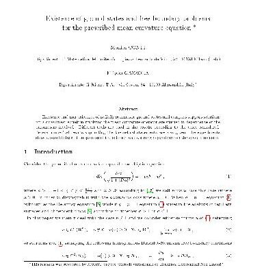خرید و دانلود نسخه کامل کتاب Existence of ground states and free-boundary problems for the prescribed mean-curvature equation