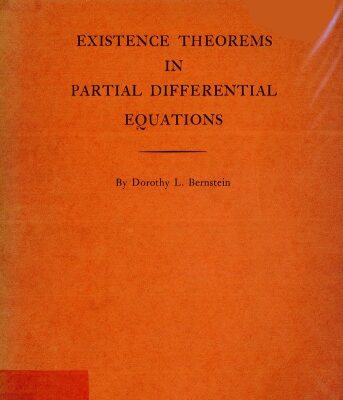 خرید و دانلود نسخه کامل کتاب Existence theorems in partial differential equations.