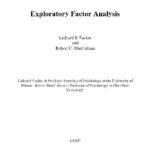 خرید و دانلود نسخه کامل کتاب Exploratory factor analysis