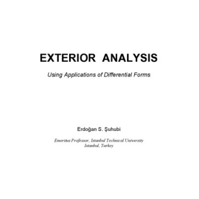 خرید و دانلود نسخه کامل کتاب Exterior Analysis. Using Applications of Differential Forms