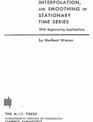 خرید و دانلود نسخه کامل کتاب Extrapolation, Interpolation, and Smoothing of Stationary Time Series