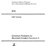 خرید و دانلود نسخه کامل کتاب Extremum Problems for Bounded Univalent Functions II