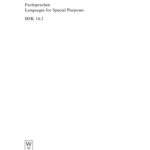 خرید و دانلود نسخه کامل کتاب Fachsprachen Languages for Special Purposes: Ein Internationales Handbuch zur Fachsprachenforschung und Terminologiewissenchaft An International Handbook of Special-Language and Terminology Research, Band 2 Vol. 2 (Handbücher zur Sprach- und Kommunikationswissenschaft   Handbooks of Linguistics and Communication Science 14.2)