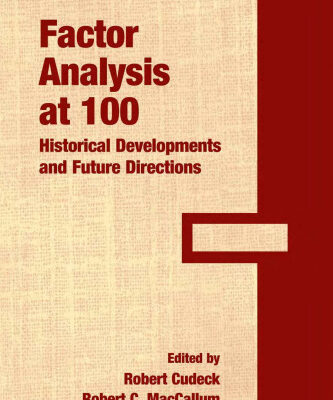 خرید و دانلود نسخه کامل کتاب Factor Analysis at 100: Historical Developments and Future Directions