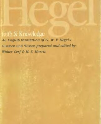 خرید و دانلود نسخه کامل کتاب Faith and Knowledge (English and German Edition)