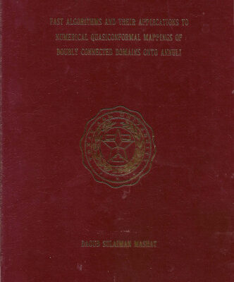 خرید و دانلود نسخه کامل کتاب Fast Algorithms and Their Applications to Numerical Quasiconformal Mappings of Doubly Connected Domains Onto Annuli