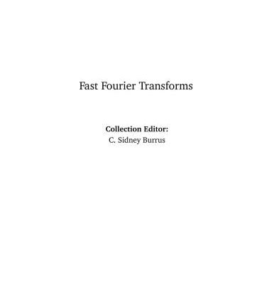 خرید و دانلود نسخه کامل کتاب Fast Fourier Transforms