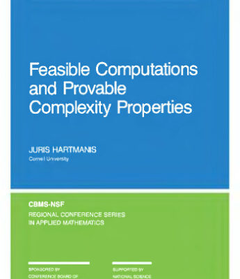 خرید و دانلود نسخه کامل کتاب Feasible Computations and Provable Complexity Properties