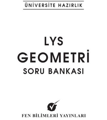 خرید و دانلود نسخه کامل کتاب Fen Bilimleri LYS Geometri Soru Bankası 2017-18