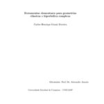 خرید و دانلود نسخه کامل کتاب Ferramentas elementares para geometrias clássicas e hiperbólica complexa