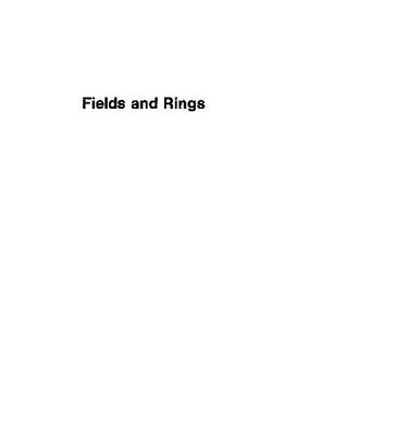 خرید و دانلود نسخه کامل کتاب Fields and rings