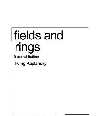 خرید و دانلود نسخه کامل کتاب Fields and rings