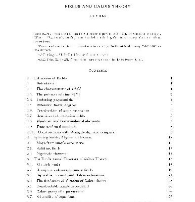 خرید و دانلود نسخه کامل کتاب Fileds and Galois Theory. (jnl article)