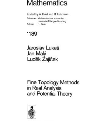 خرید و دانلود نسخه کامل کتاب Fine Topology Methods in Real Analysis and Potential Theory