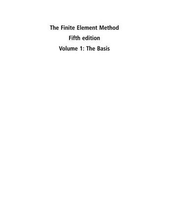 خرید و دانلود نسخه کامل کتاب Finite Element Method: Volume 3
