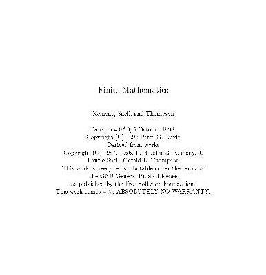 خرید و دانلود نسخه کامل کتاب Finite Mathematics